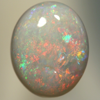 SOLID SEMI BLACK OPAL Pretty sparkles over a high dome